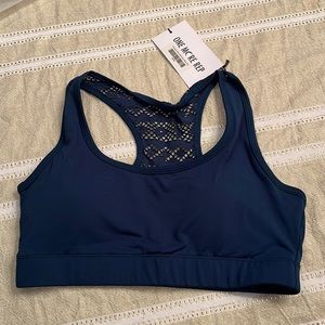 Zyia classic navy bomber bra NWT size medium